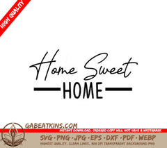 Farmhouse Home Sweet Home SVG Sign SVG
