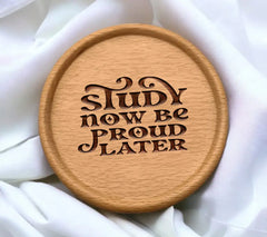 Study Now, Be Proud Later SVG Design for Notebooks SVG