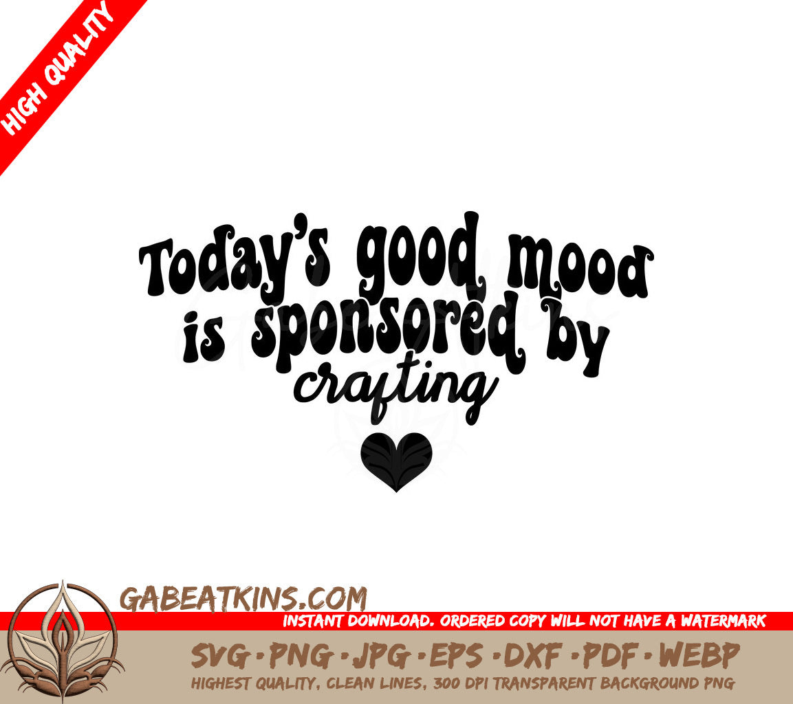 Todays Good Mood is Sponsored by Crafting SVG - Huge Notebook Design SVG