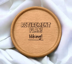 Retirement Plan Hiking SVG Design SVG