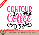 Contour & Coffee Pink & Black SVG Design SVG