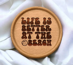 Life is Better at the Beach - Retro Summer SVG Design SVG