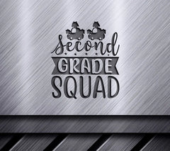 Second Grade Squad SVG - Two Cars & Monsters SVG