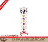 Book Hoarder SVG - Huge Spring Porch Sign SVG