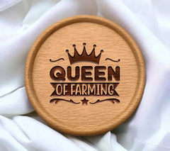 Queen of Farming SVG - Design Design SVG