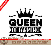 Queen of Farming SVG -  Design Design SVG
