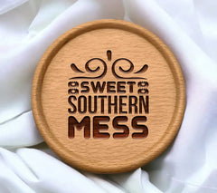Sweet Southern Mess SVG - Sign Design SVG