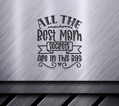 Huge Wine Bag SVG - All The Best Mom Secrets Are In This Bag SVG