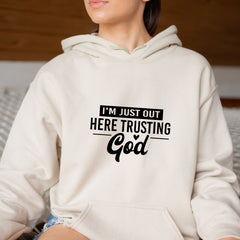 I'm Just Out Here Trusting God SVG PNG EPS DFX JPG PDF WEBP Cuttable F | Trusting God SVG PNG EPS DFX JPG PDF WEBP Cuttable Files