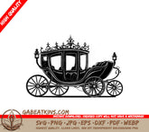 Imperial Love Coach Wedding Carriage SVG SVG