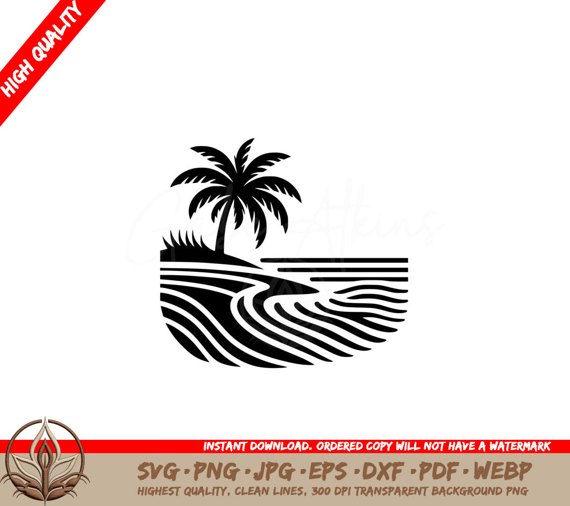 Whispering Waves Artwork SVG