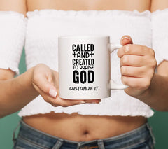Called & Created to Praise God SVG - Christian T-Shirt Design SVG