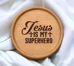 Jesus Is My Superhero SVG Design - T-shirt Graphic SVG