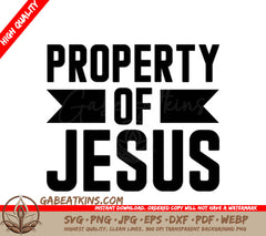 Jesus Property SVG - Design Design SVG