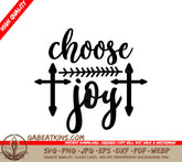 Choose Joy SVG Design - Christian Quote SVG
