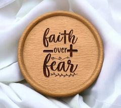 Faith Over Fear SVG Design - Jesus Quote SVG
