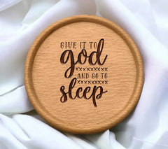 Give It To God & Go To Sleep SVG - Jesus Design SVG