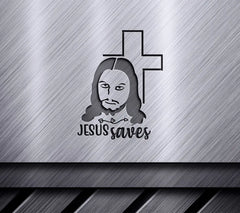 Jesus Saves SVG - Christian Design SVG