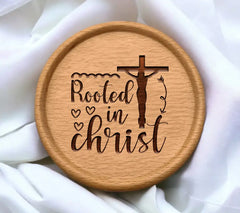 Rooted in Christ SVG Design - Jesus Vol. SVG