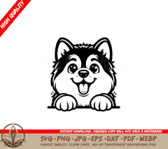 Joyful Alaskan Malamute SVG Product