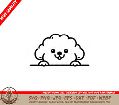 Joyful Bichon Buddy SVG Digital Product