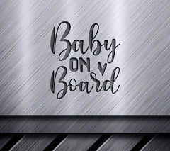 Baby On Board SVG Cut File SVG