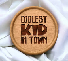 Coolest Kid In Town SVG Design SVG