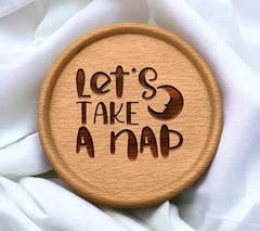 Lets Take a Nap Crescent Moon SVG for Kids SVG