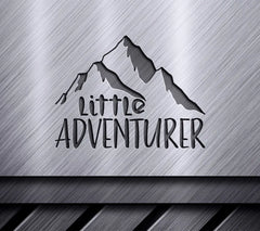 Mountain Little Adventurer SVG Design - Kids Design SVG