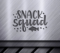 Fish Snack Squad Design SVG - Kids Snack Time Design SVG