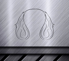 Cavalier King Charles Spaniel Hair SVG Clipart SVG