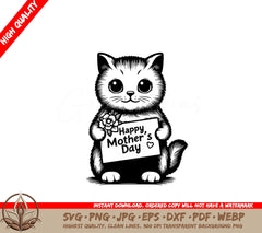 Kitty Mom Celebration SVG