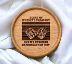 LGBT+ I Like My Whiskey Straight SVG Design SVG