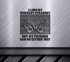 LGBT+ I Like My Whiskey Straight SVG Design SVG