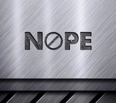 LGBTQ+ Nope Circle SVG - Asexual Pride Design SVG