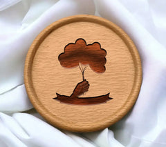 LGBTQ+ Proud Mom Heart Balloon SVG - Hand-Holding Bouquet Design SVG