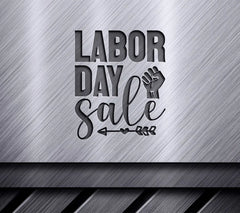 Labor Day Sale SVG - Fist & Arrow Sign SVG