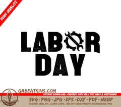 Labor Day Wrench Design SVG - Design SVG