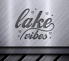 Lake Vibes Design SVG with Hearts & Stars SVG