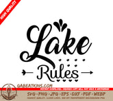 Lake Rules Arrow SVG - Design SVG