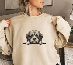 Shih Tzu & Lhasa Apso Paw Print SVG - Drawing SVG