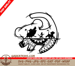 The Lion King Characters SVG - Lion King SVG SVG