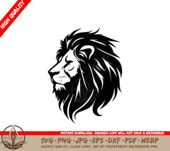 Lion Minimalist and Simple Silhouette SVG
