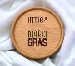 Little Mardi Gras SVG Cut File - Sign Design SVG