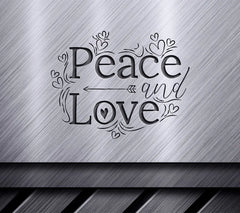 Peace & Love SVG Design - Free for Commercial Use SVG