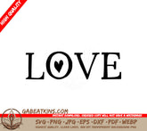Love Heart SVG - Free Download SVG