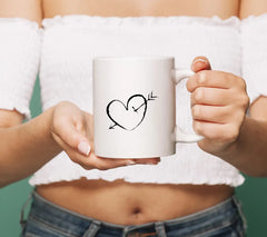 Pink Heart Arrow Through SVG - Love Freearrows Design SVG