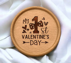 My 1st Valentines Day SVG Cut File - Love-big_ SVG