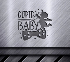 Cupid Baby with Bow Tie and Hearts SVG for Valentines Day SVG