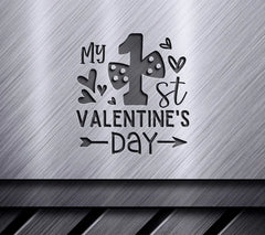 My 1st Valentines Day SVG - Love-big_ - Poster Design SVG